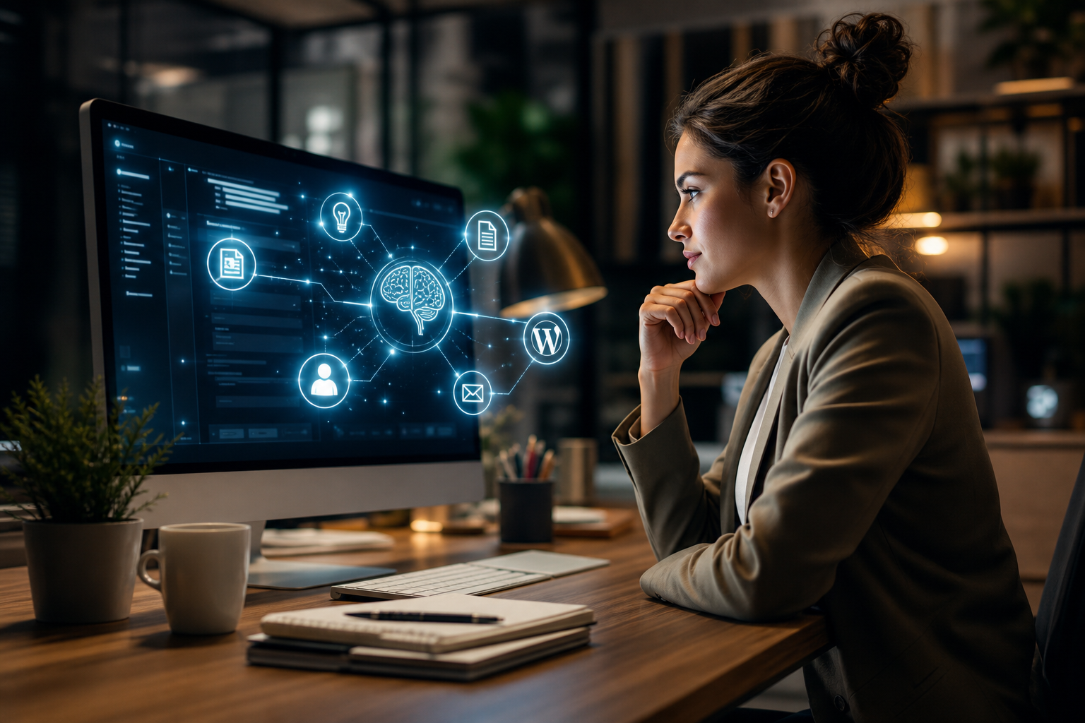 How to Generate SEO Blog Posts in WordPress Using AI - This guide shows how an AI blog writer for WordPress, like AutoWP AI, transforms